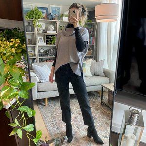 Comfy Cowl Neck Poncho